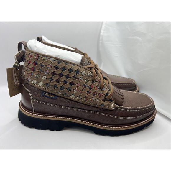 Men's Cole Haan X Pendleton American Classics Brown Leather Chukka Boots Size 8